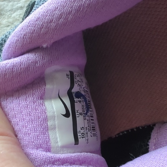 Nike Revolution 2 Women's Size 10.5 Gray Purple Orange Running Athletic Shoes - Picture 6 of 9